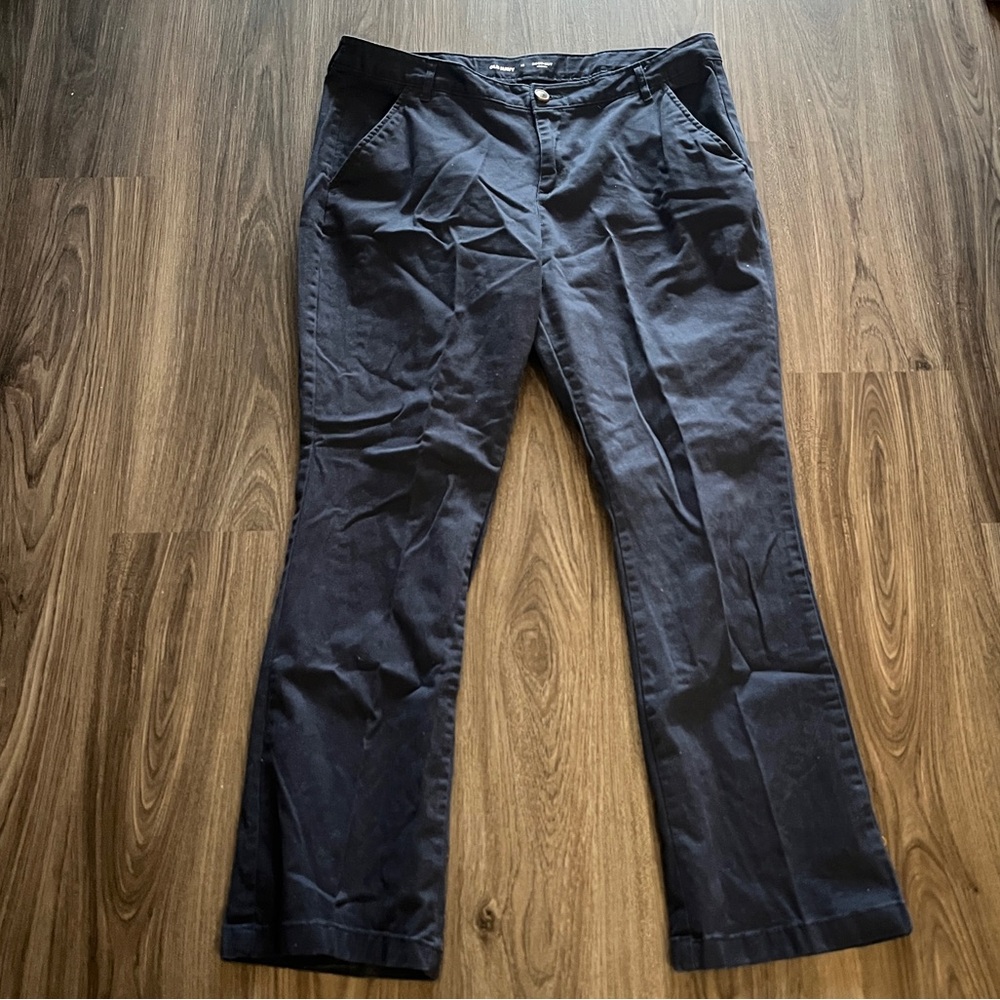 Old Navy Classic Bootcut Navy Blue Trousers